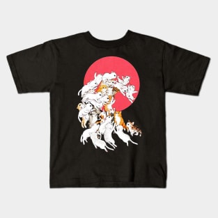 Cat wave Kids T-Shirt